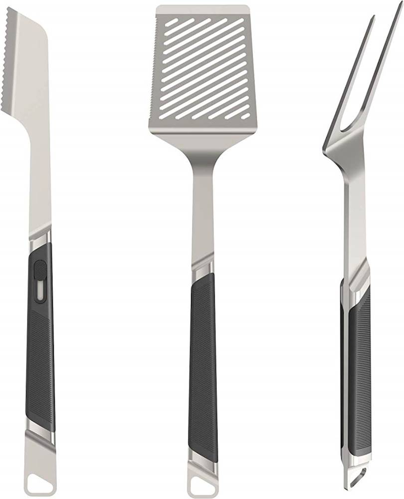 Angle View: Everdure by Heston Blumenthal - Premium Tool Kit - Black,Silver