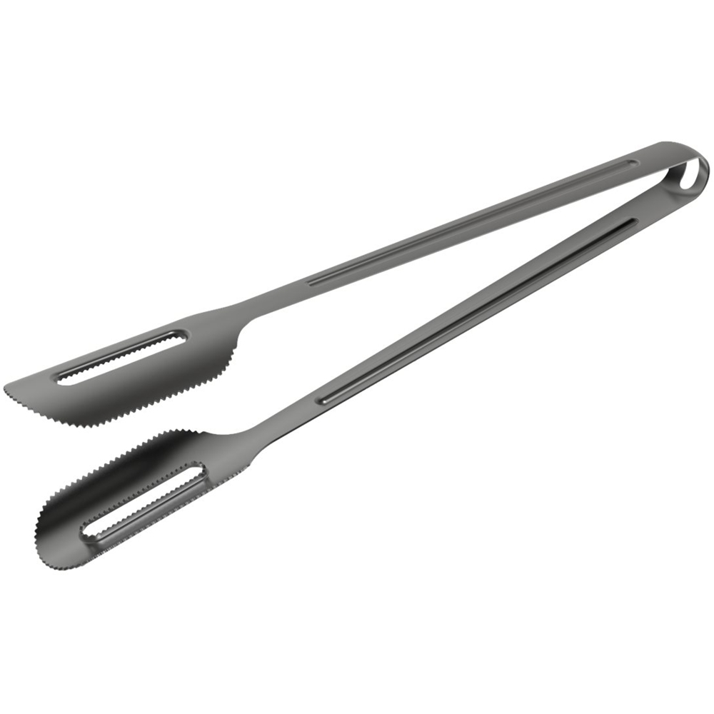 Angle View: Everdure by Heston Blumenthal - Quantum Tongs - Gray