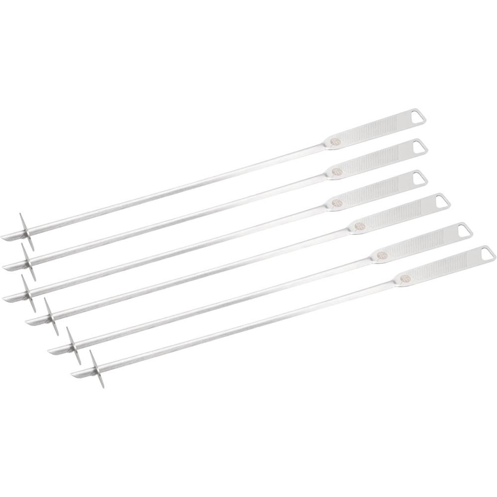 Angle View: Everdure by Heston Blumenthal - Round Skewer (6-Pack) - Silver