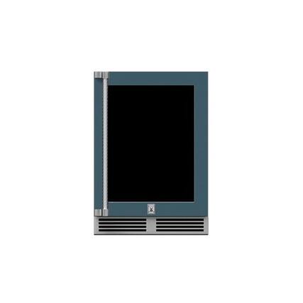 Front. Hestan - 5.2 Cu. Ft. Mini Fridge - Gray.