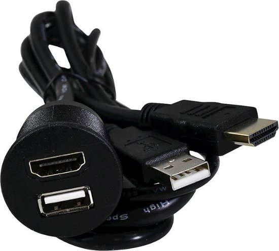3' Dash-Mount USB and Extension Cable HDMI-USB-CBL - Best Buy