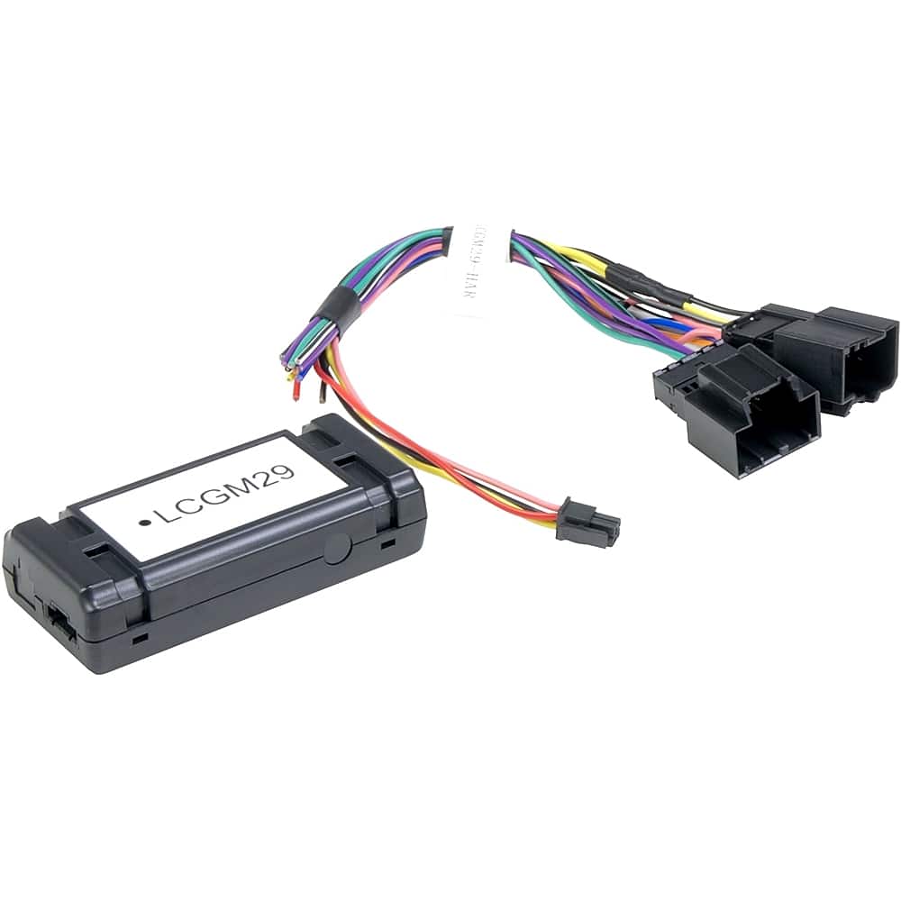 Front. PAC - Radio Replacement Interface for Select GM Vehicles without OnStar - Black.