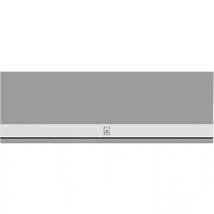 Front. Hestan - 54" Externally Vented Range Hood - Stainless steel.