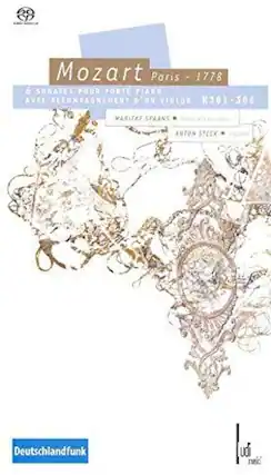 Mozart
Paris - 1778
6 Sonates pour Forte Piano avec accompagnement d'un Violon
K301-306
Marie-Sophie Spans
Anton Steck
Deutschlandfunk
udi music