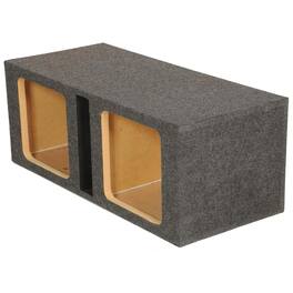 QPower - Square Solobaric Dual 12" Ported L3 L5 L7 Subwoofer Box Speaker Enclosure