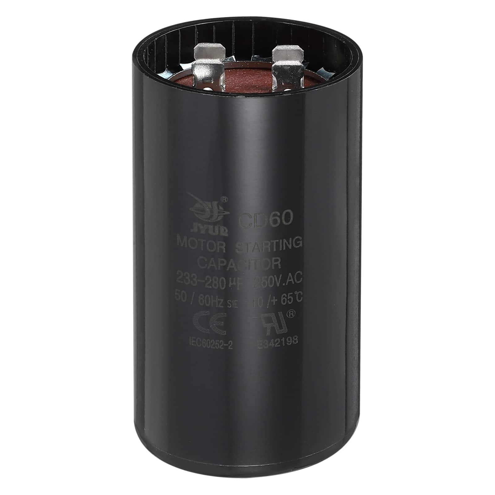 Unique Bargains - CD60 Capacitor 233-280 Mfd, 250 VAC Run Motor Start Capacitor for Electric Fan/Well Pump