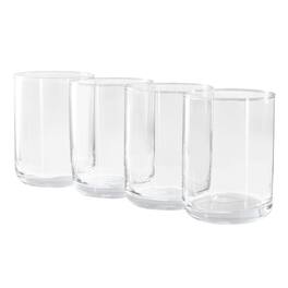 Gibson - Home Emory 4 Piece 15 Ounce Double Old Fashioned Glass Set - Clear