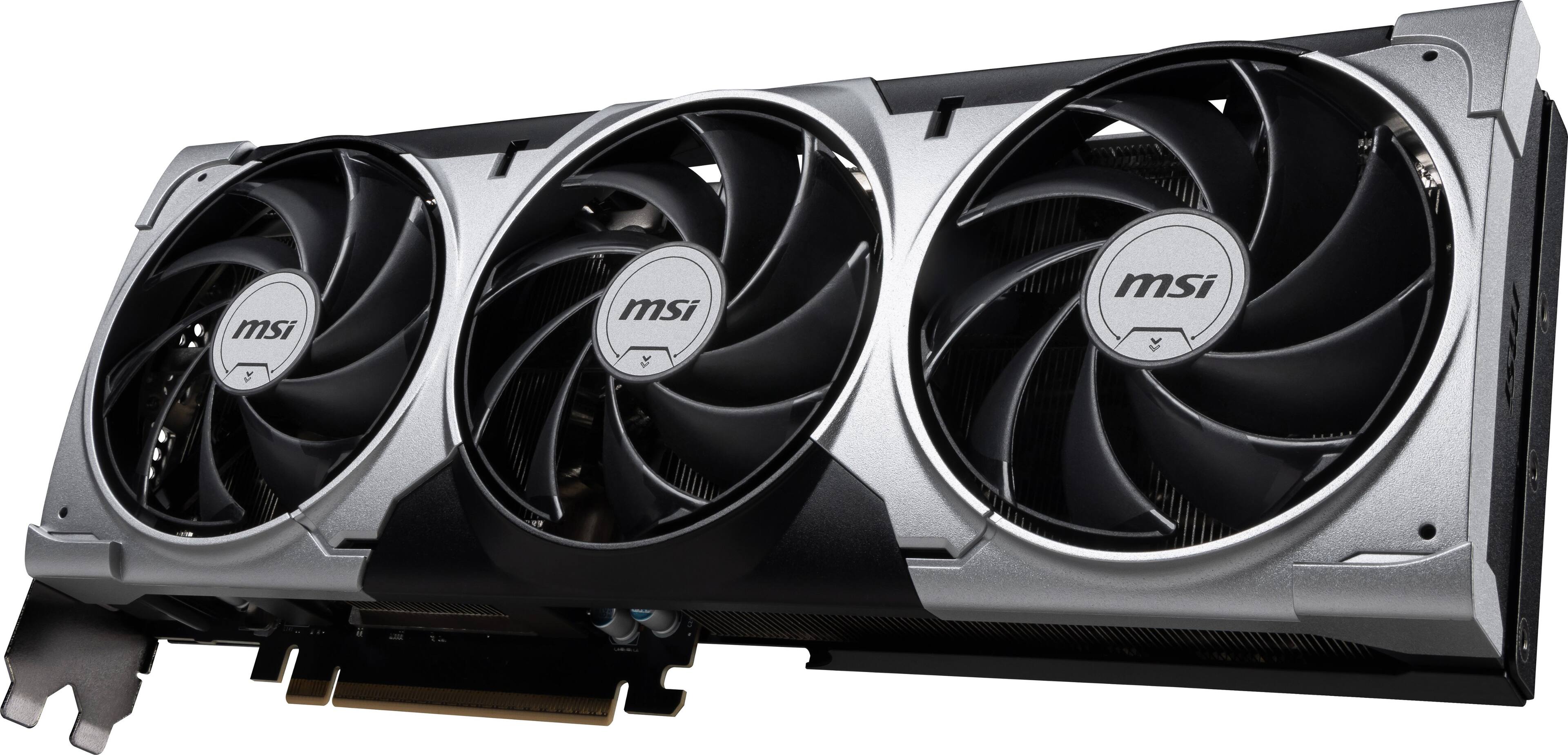 MSI is written on each of the three fans in the image.