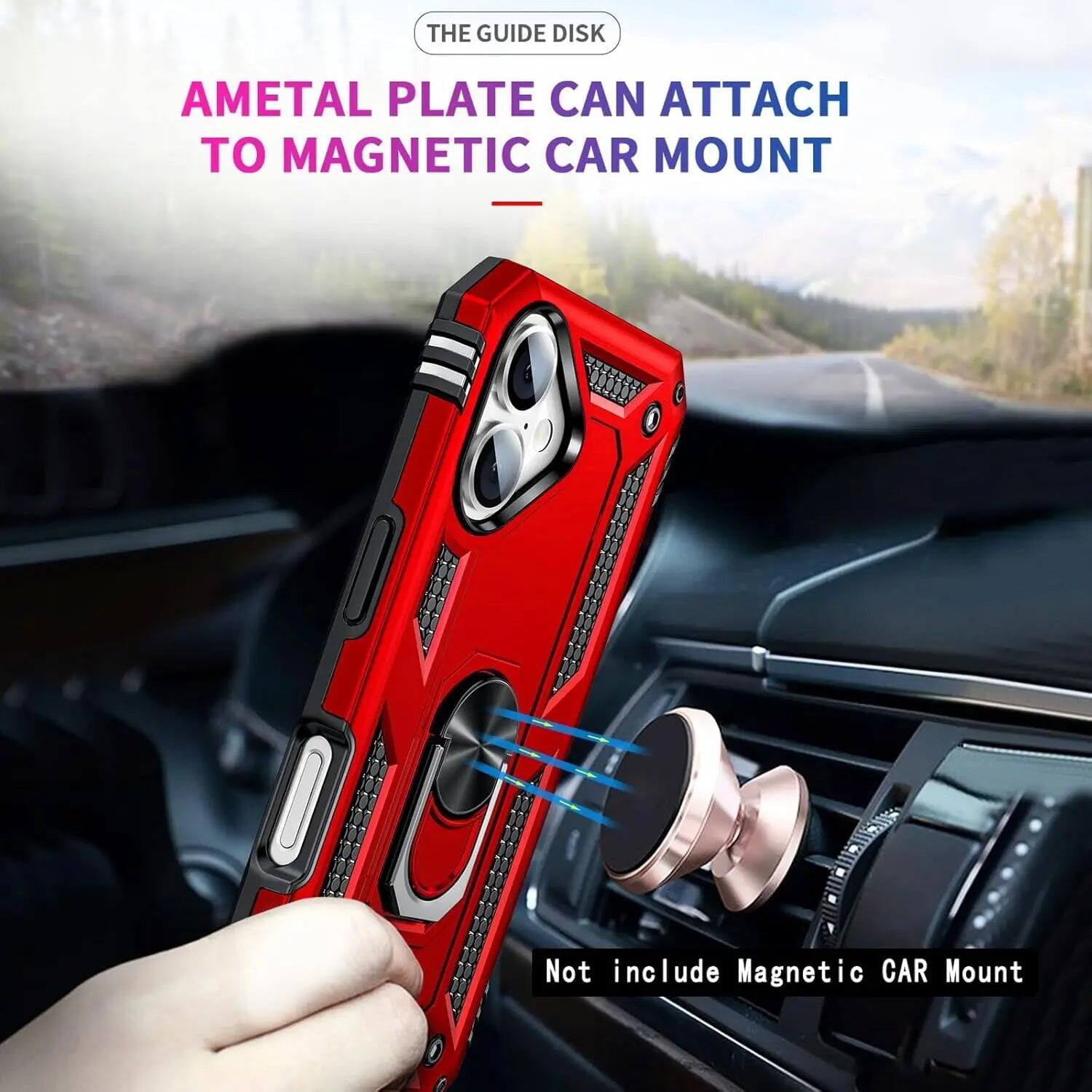 THE GUIDE DISK

AMETAL PLATE CAN ATTACH TO MAGNETIC CAR MOUNT

Not include Magnetic CAR Mount
