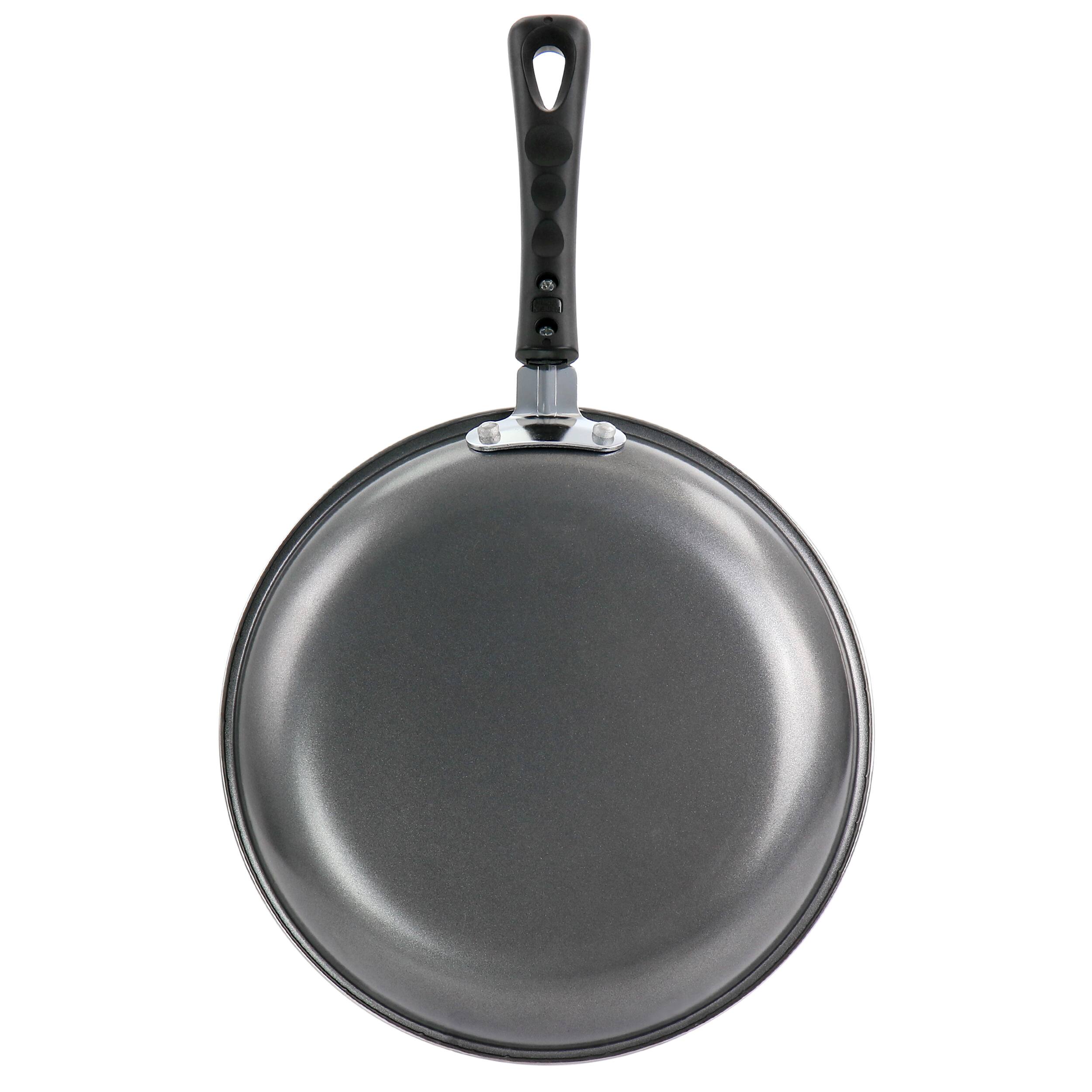 Alt View 3. Gibson - Gibson Everyday Highberry 3 Piece Nonstick Carbon Steel Cookware Set in Grey - Gray.
