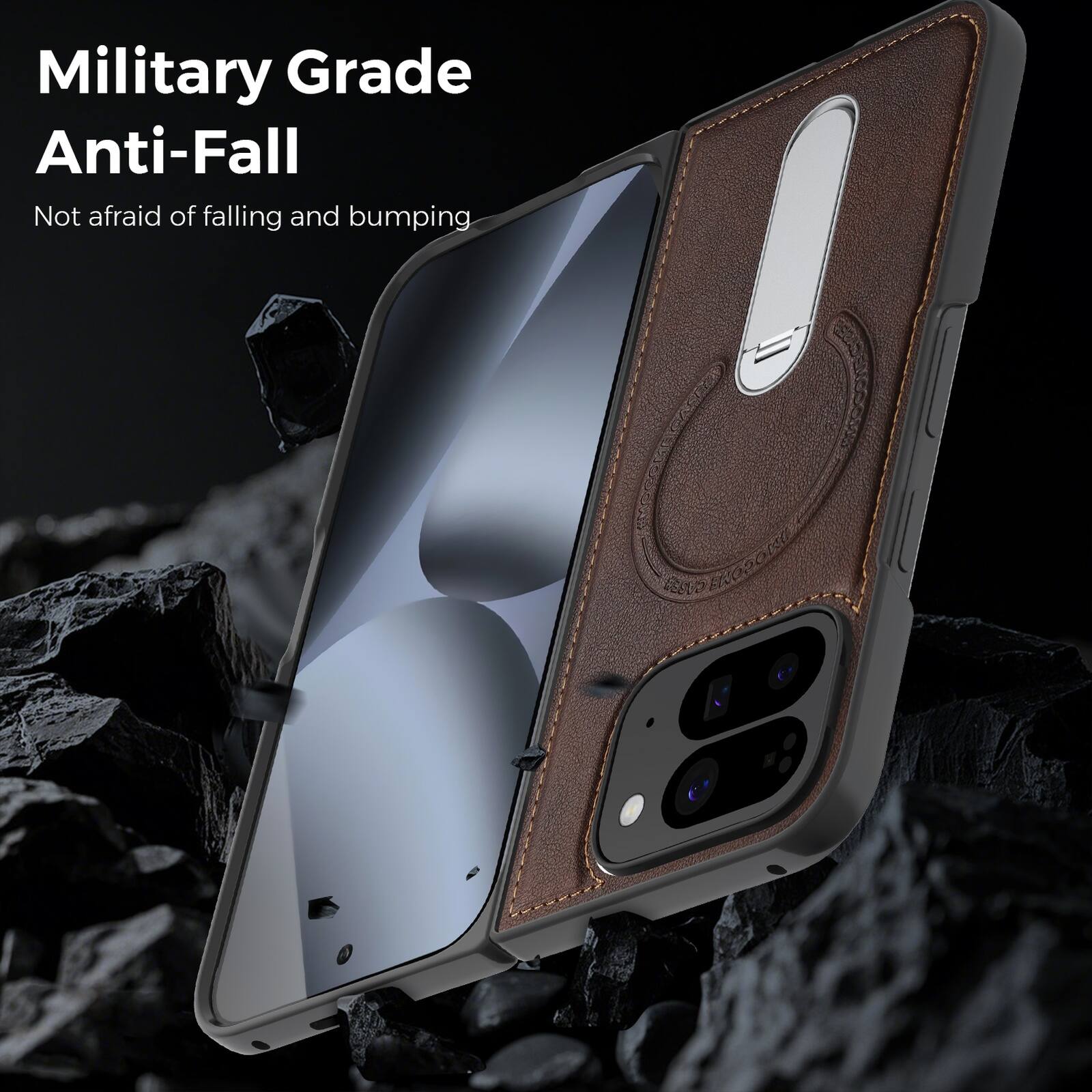 Military Grade Anti-Fall  
Not afraid of falling and bumping