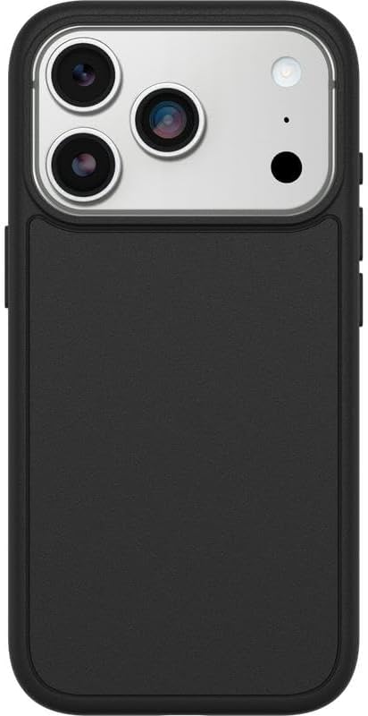 Left. OtterBox - OtterBox iPhone 17 Pro (Only) Bundle: Symmetry Series+ Case & Screen Protector - Snaps to MagSafe - Ultra-Sleek - Black.
