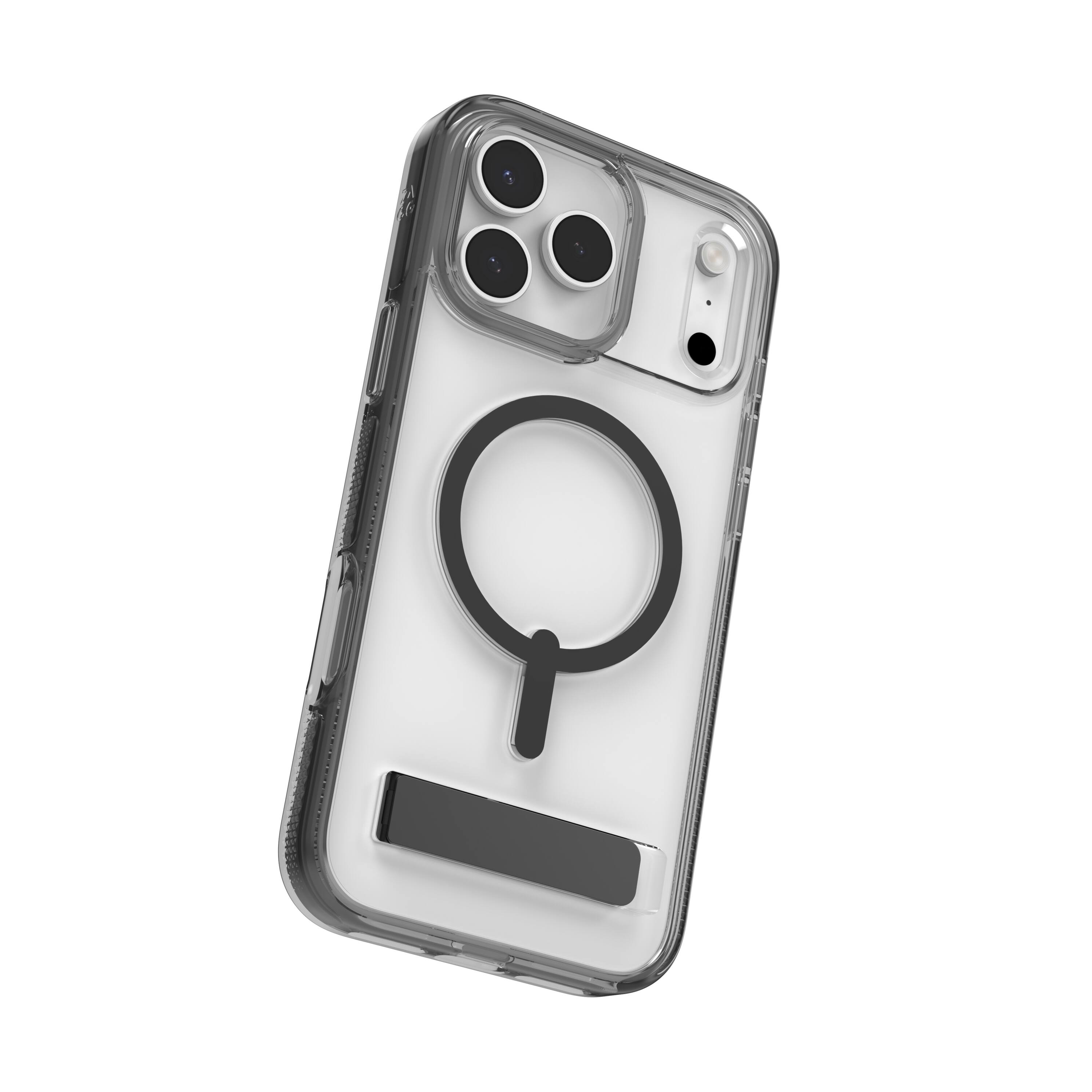 Alt View 16. ZAGG - Santa Cruz Snap with Kickstand for Apple iPhone 17 Pro Max - Jet Black.