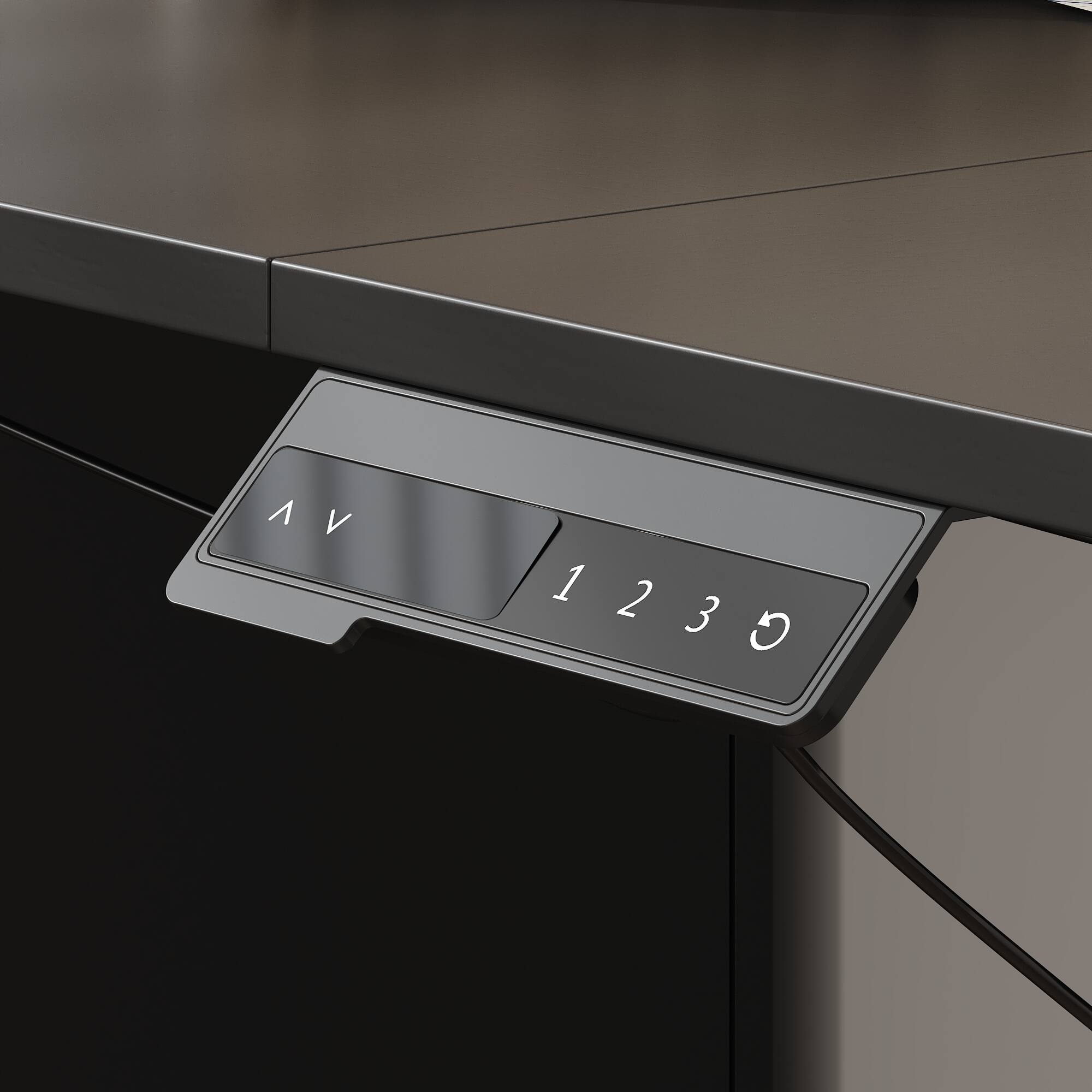 Alt View 5. FUFU & GAGA - FUFU&GAGA Electric Height - Adjustable Desk – Ergonomic Office Workstation - Black.