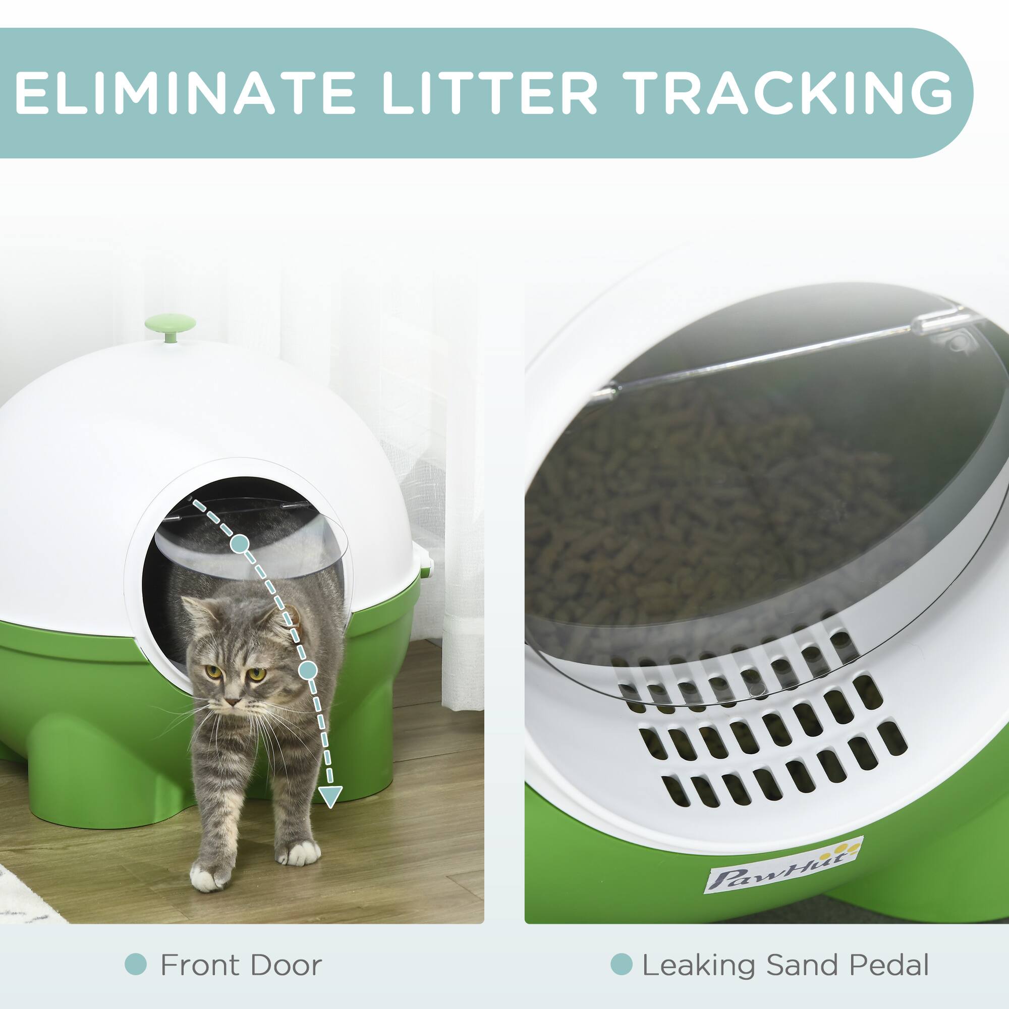 ELIMINATE LITTER TRACKING

Front Door

Leaking Sand Pedal