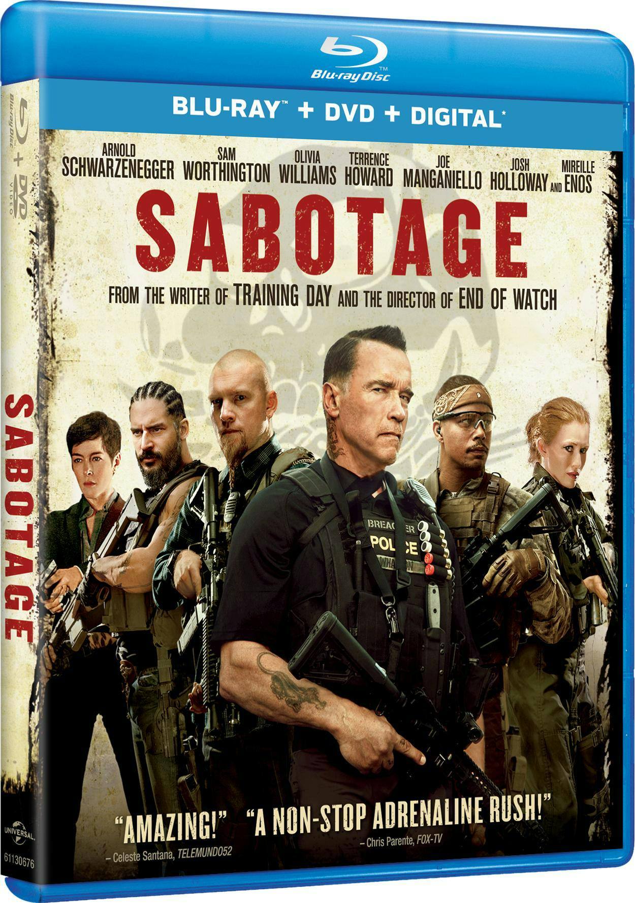 Angle. Sabotage (DVD + Digital + Ultraviolet) [Blu-ray].