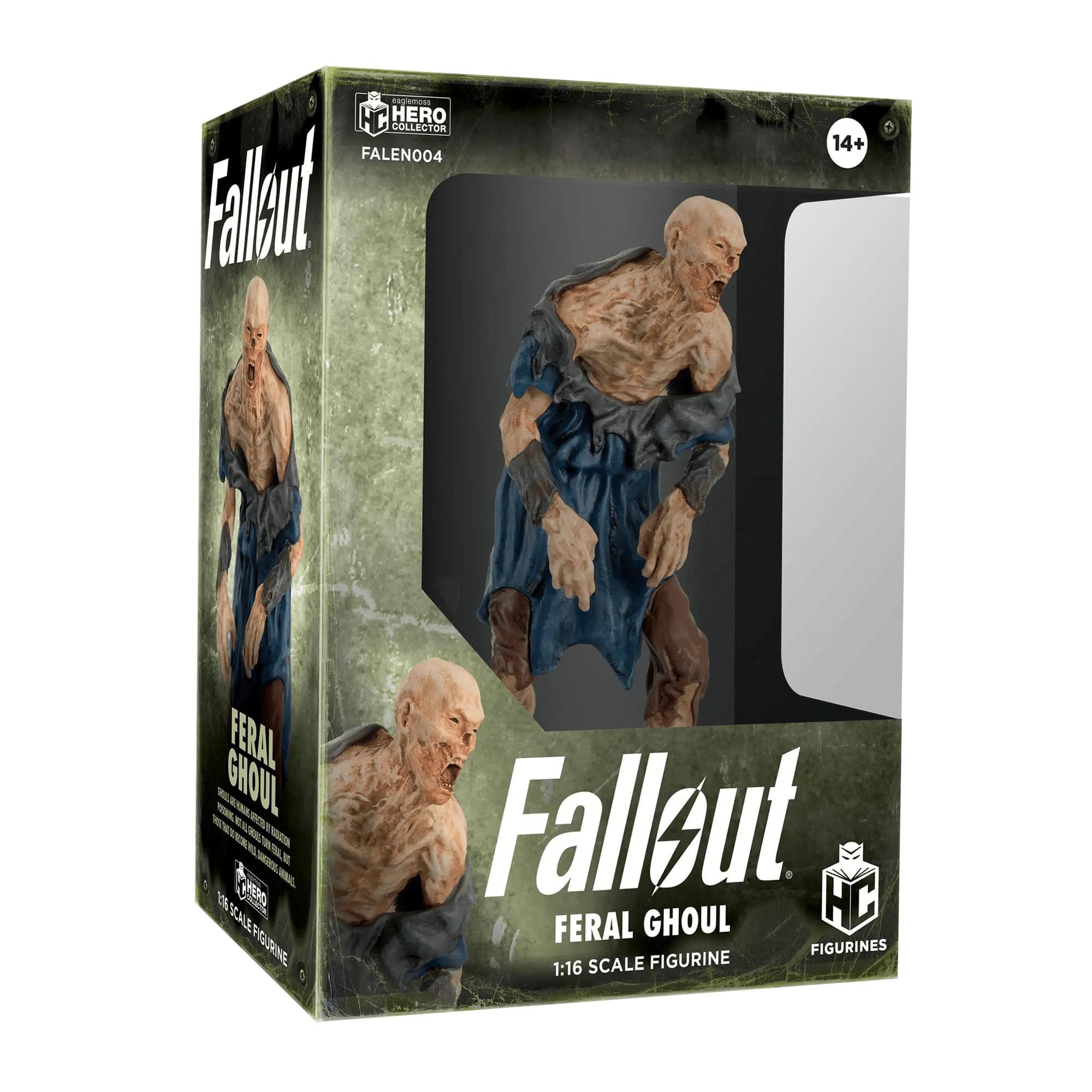Fallout  
HERO COLLECTOR  
FALEN004  
Falku 14+  
FERAL GHOUL  
NA RC  
1:16 SCALE FIGURINE  
106 MENOS  
HC  
FERAL GHOUL  
FIGURINES