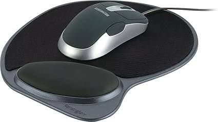 Alt View 1. Kensington - 62816 Memory Foam Mouse Wrist Pillow (KMW62816) - Black.