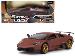 Lamborghini Murcielago LP 670-4 SV 1/24 Diecast Model Car by Motormax - Matte Brown