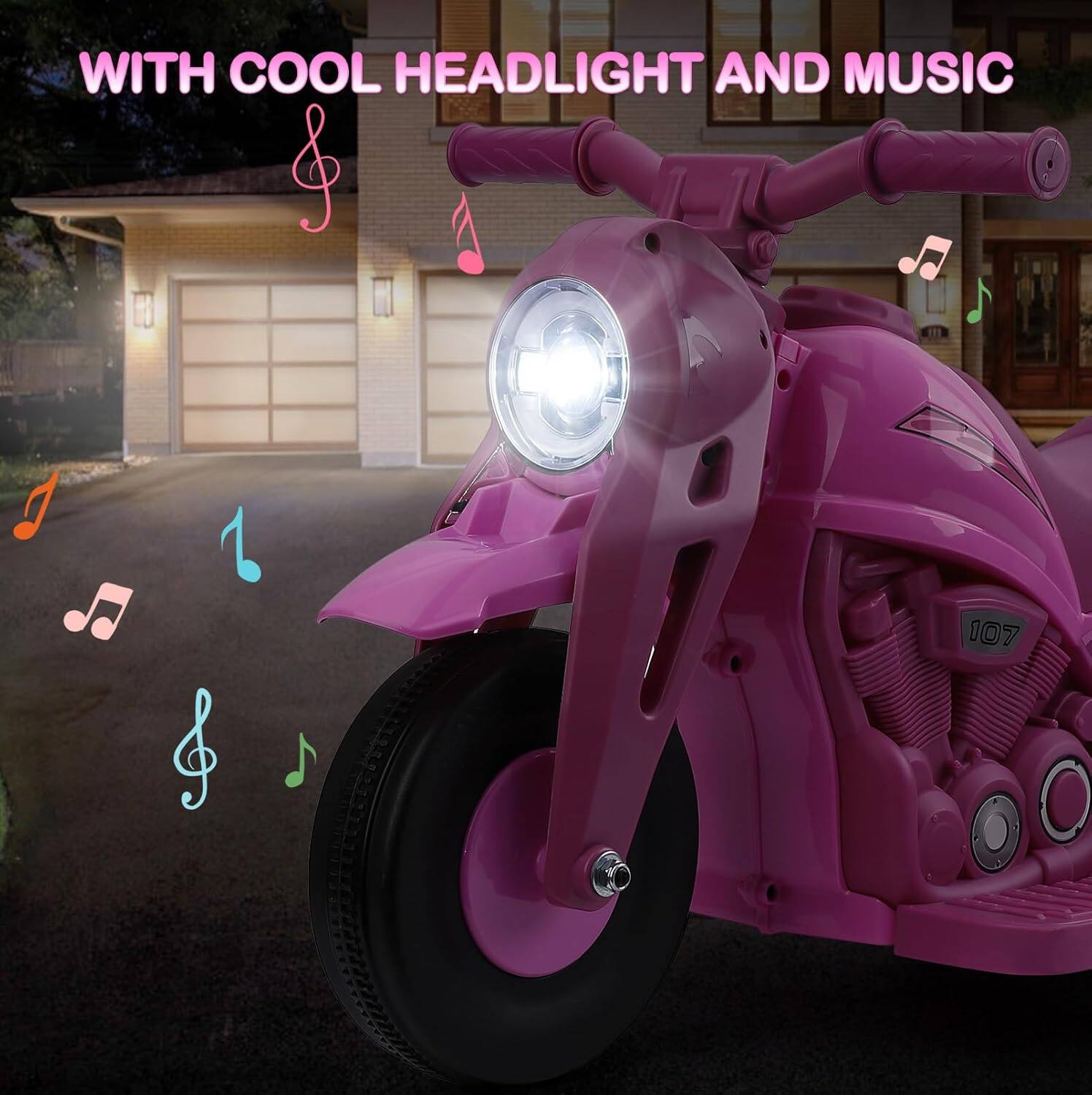 WITH COOL HEADLIGHT AND MUSIC