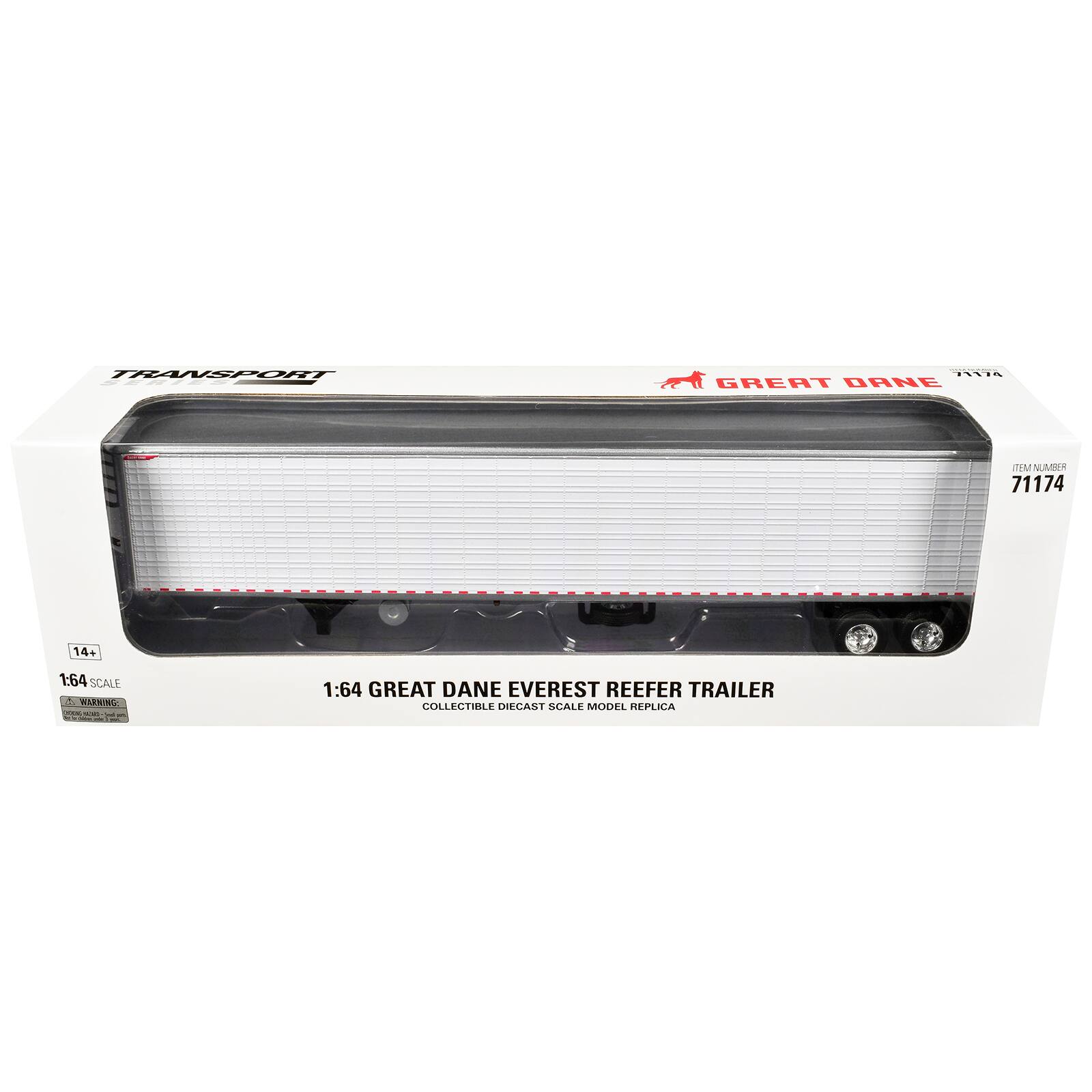 TRANSPORT GREAT DANE TM NUMBER 71174 1:64 SCALE A MARRING - - - - | 1:64 GREAT DANE EVEREST REEFER TRAILER COLLECTIBLE DIECAST SCALE MODEL REPLICA
