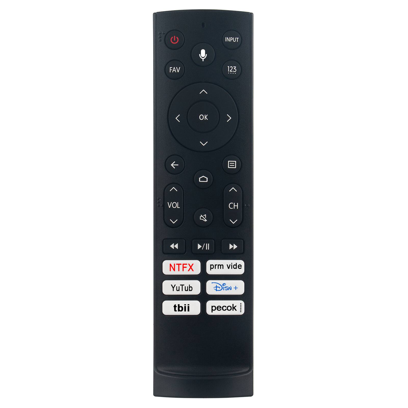 INPUT FAV 123 : OK VOL CH /II NTFX prm vide YuTub Disn+ tbii pecok