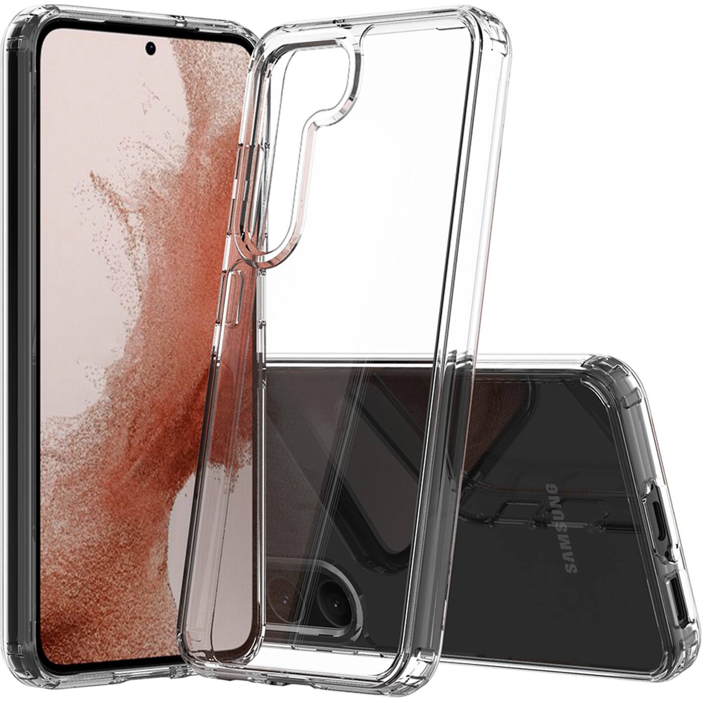 Alt View 15. SaharaCase - Hybrid-Flex Hard Shell Series Case for Samsung Galaxy S23+ - Clear.