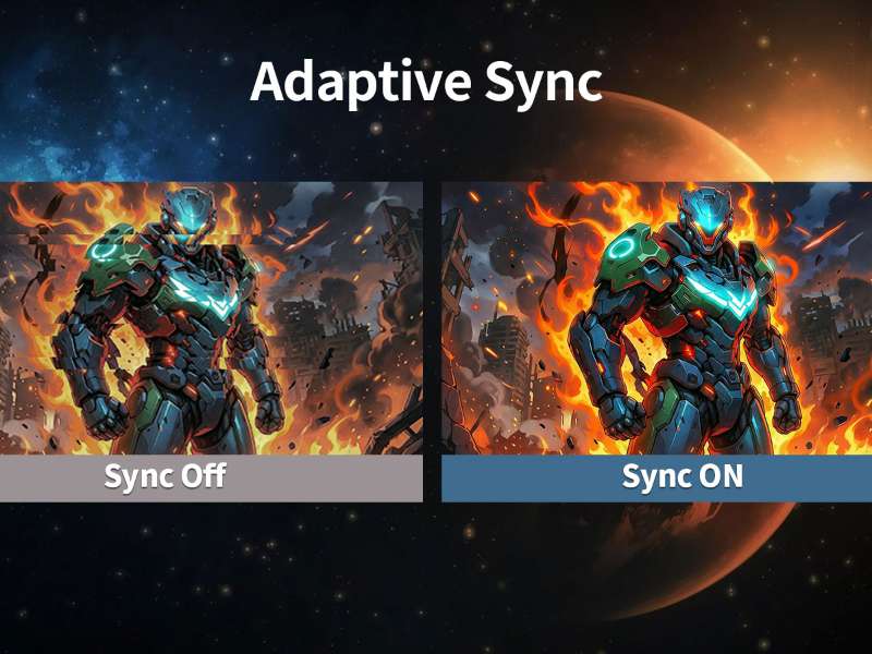 Adaptive Sync

Sync Off

Sync ON