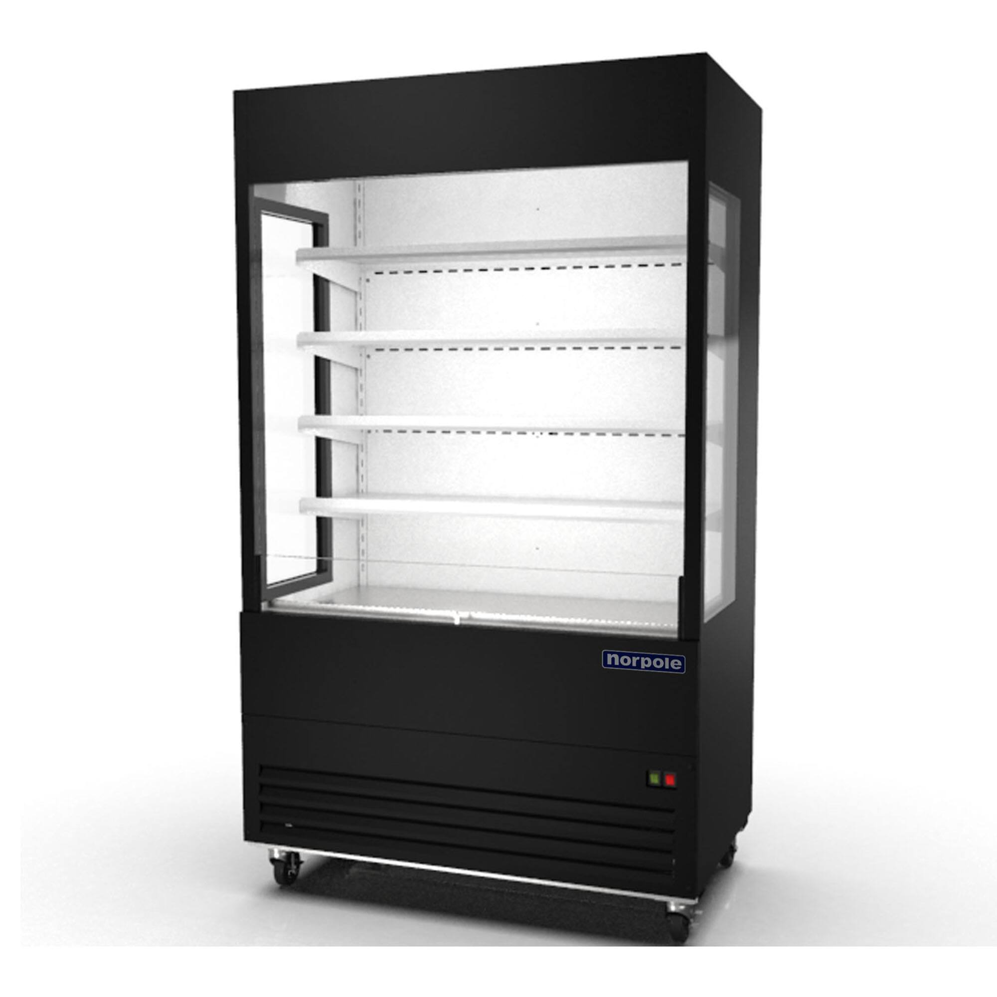 Alt View 3. Magic Chef - Commercial 48 in. Open Air Merchandiser in Black - Black.