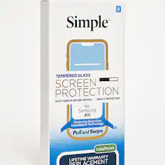 8 MT Simple
TEMPERED GLASS SCREEN PROTECTION
DUST-FREE 30 SECOND INSTALL - IMPACT PROTECTION
fits Samsung A16
Featuring Dust-Free Installation Technology
Pull and Swipe
InstaProtek
LIFETIME WARRANTY REPLACEMENT