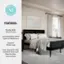 MARTHA STEWART CAUCUSOLU FEATURES: Sturdy Solid Wood Frame Accommodates Most Types of Mattresses Tapered Wood Legs Easy Assembly with Included Tools and Step-by-Step Instructions