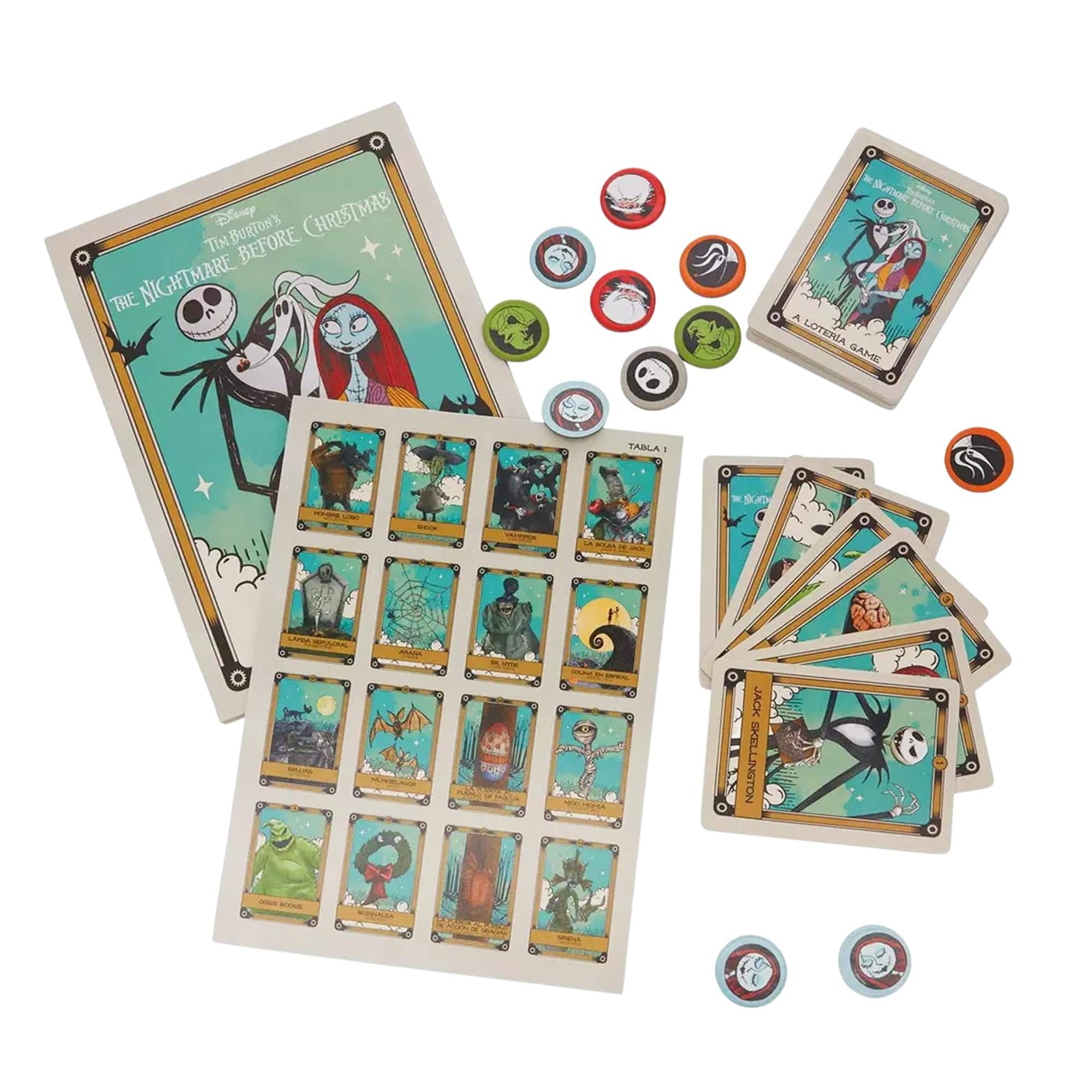 Disney - Disneys Nightmare Before Christmas Loteria - Multi-Color