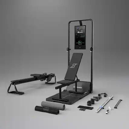 Front. Speediance - Speediance Smart Home Gym, Gym Monster 2 Family Plus, Smart AI-Powered Multi-Functional Smith Machine for Home Workout - Black.