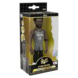 Brooklyn Nets NBA Funko Gold 5 Inch Vinyl Figure | Kyrie Irving - Gray