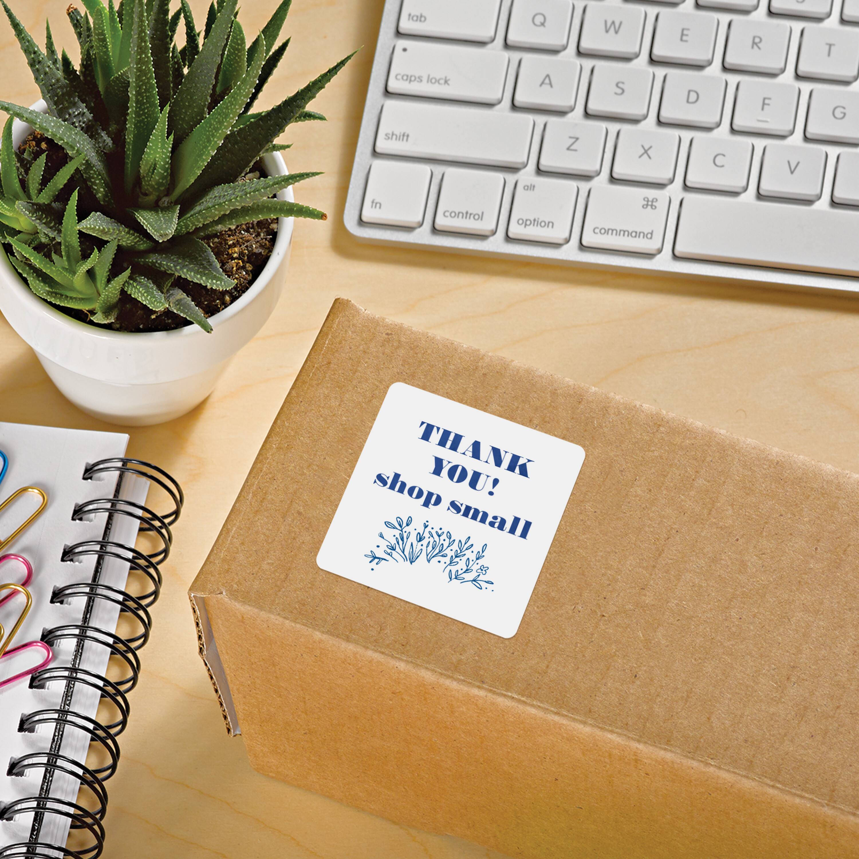 tab caps lock shift fn control Q W E R T A S D F G Z X C V alt H option command THANK YOU! shop small