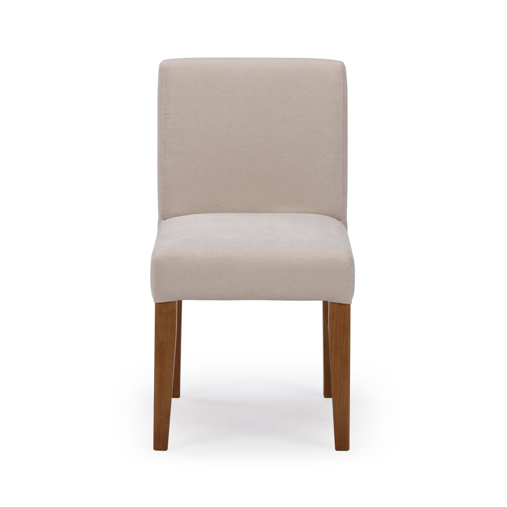 Alt View 7. Plank+Beam - Chesnee Dining Chair with Short Slipcover, Sand MB2405-04 (2 Pack) - Sand.