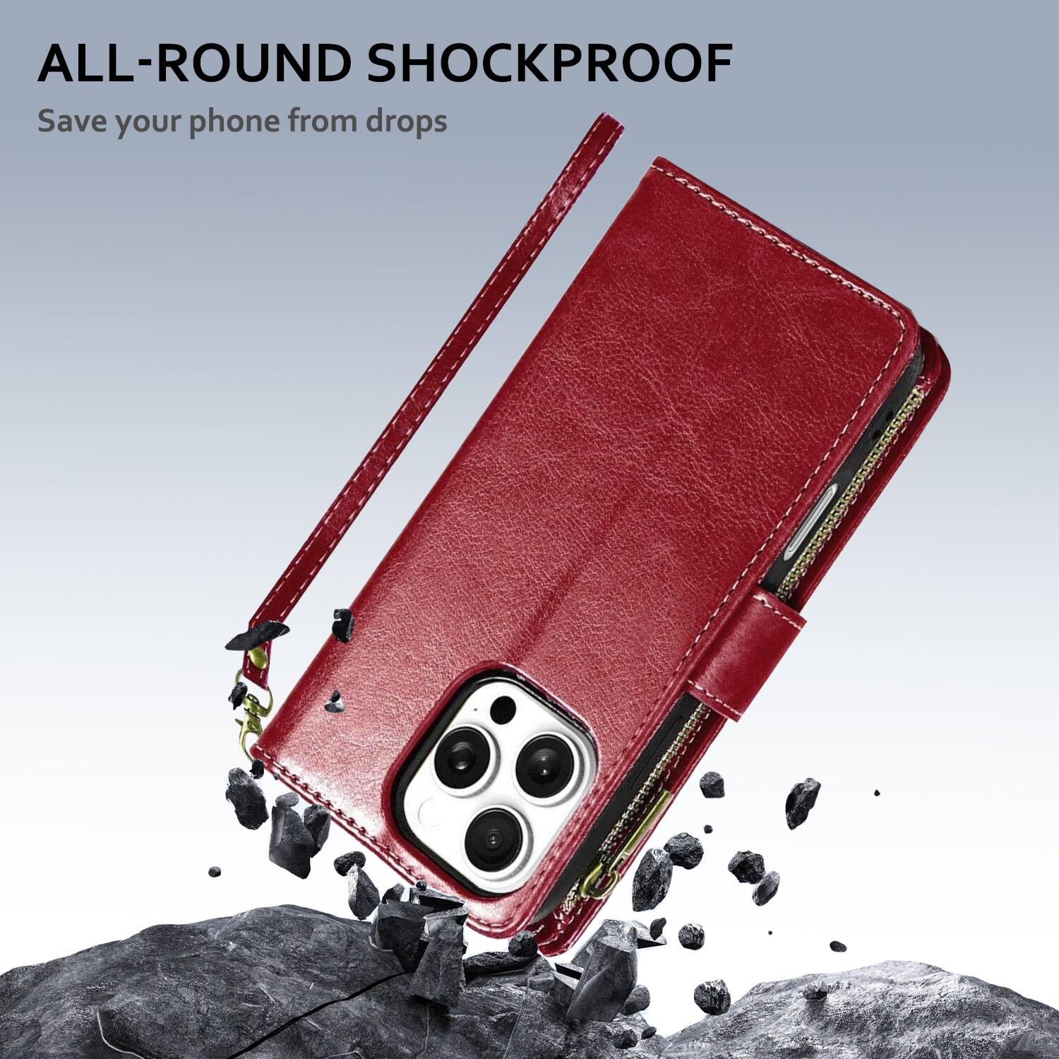 ALL-ROUND SHOCKPROOF  
Save your phone from drops