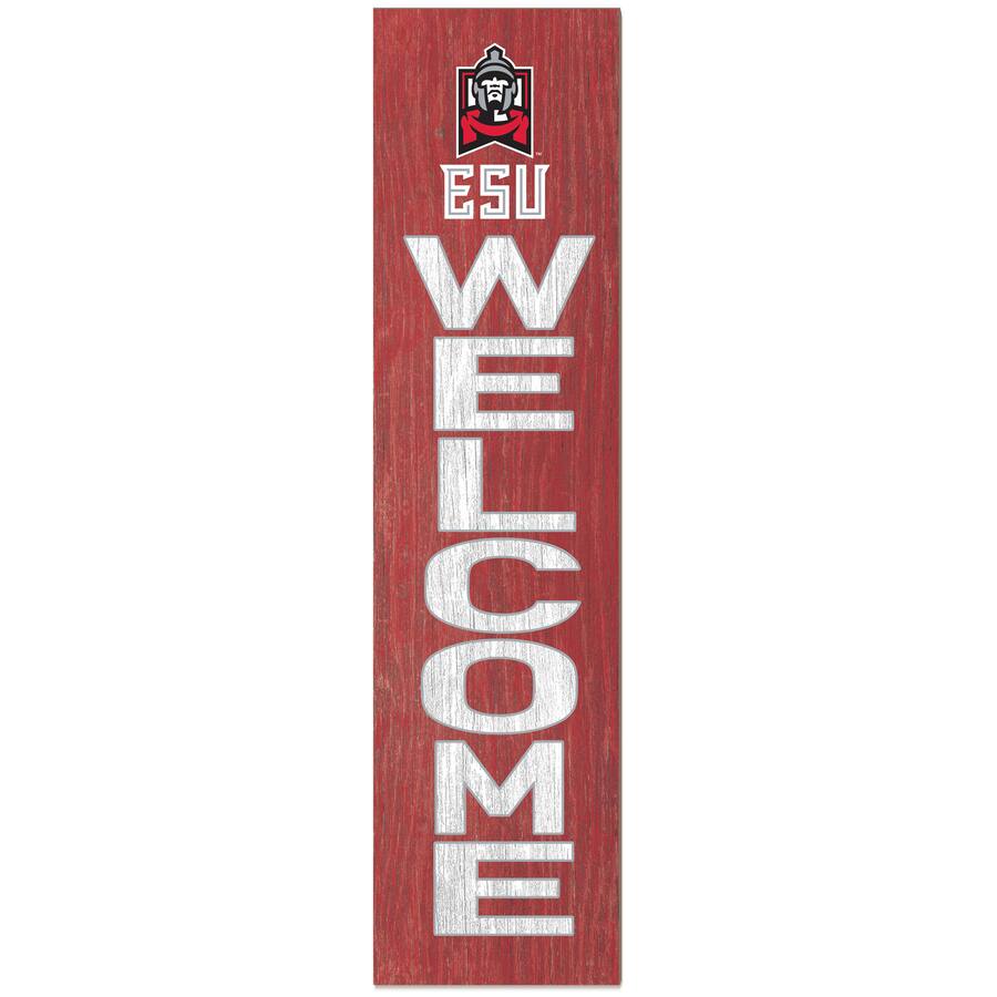 Jardine East Stroudsburg Warriors 12'' x 48'' Outdoor Leaner Welcome ...