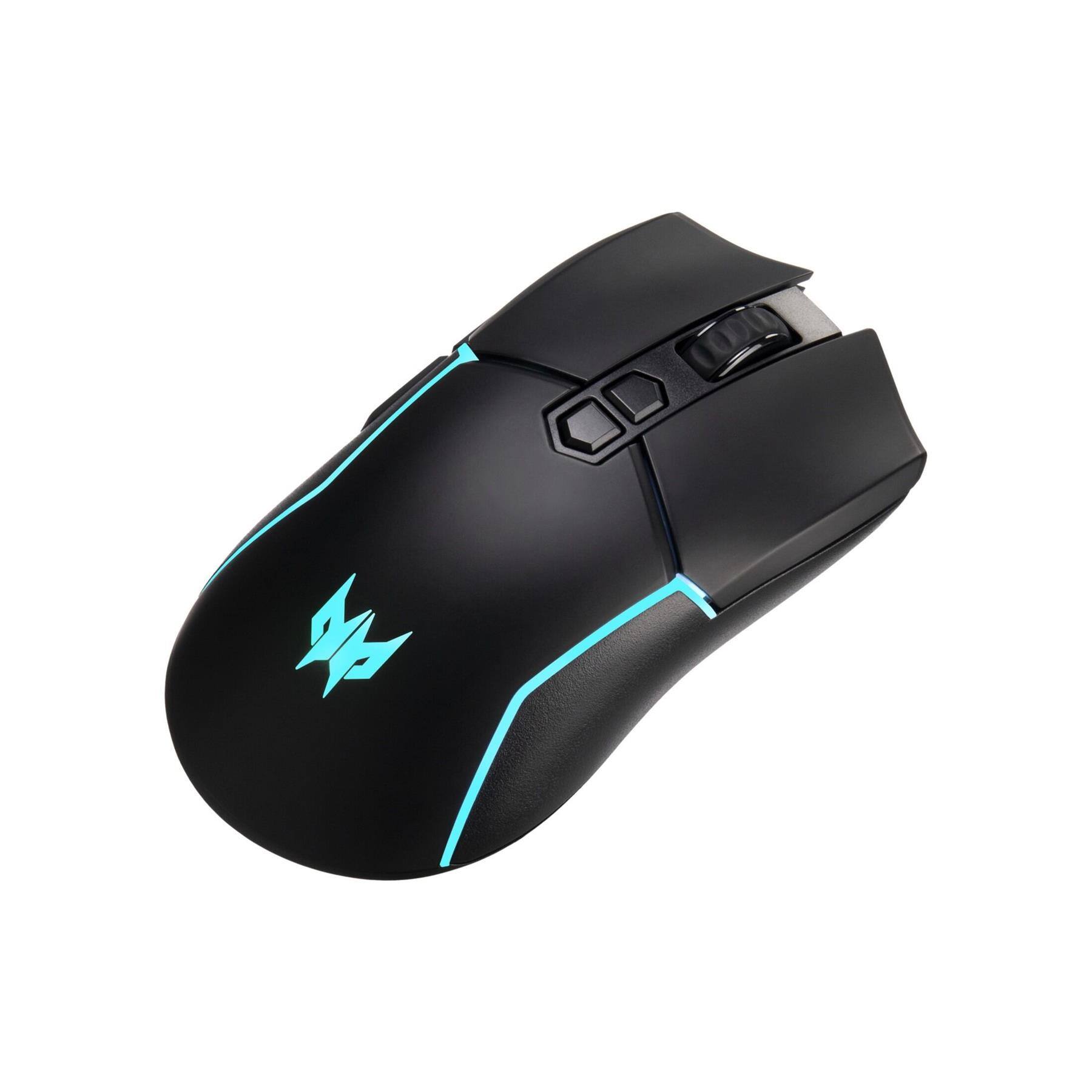 Angle. Acer - Acer Predator Cestus 353 Gaming Mouse Ergonomic Design GP.MCE11.03T_N - Black.