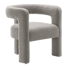 Kayla Boucle Upholstered Armchair by Modway - Gray