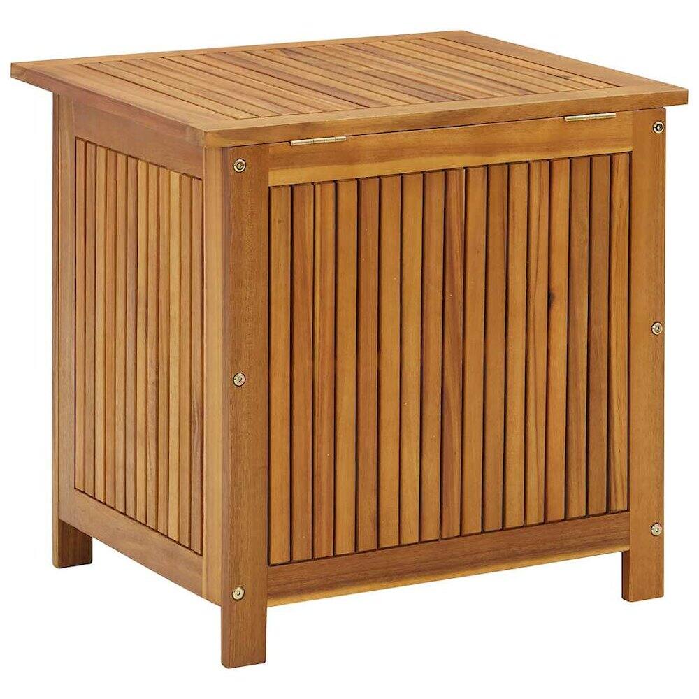 Alt View 3. vidaXL - vidaXL Storage Box Acacia wood finish Solid acacia wood Medium Rustic - Brown.