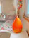 Alt View 13. CRANE - 1 Gal. Drop Ultrasonic Cool Mist Humidifier - Orange.