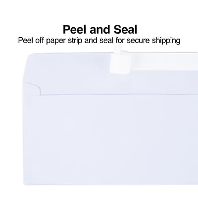 Peel and Seal

Peel off paper strip and seal for secure shipping