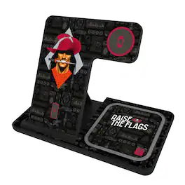 Keyscaper - Black Tampa Bay Buccaneers 3-in-1 Charging Station - Black
