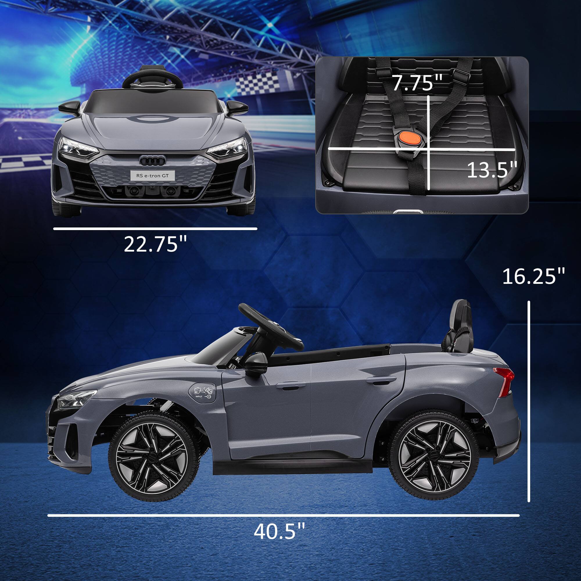 7.75"  
13.5"  
16.25"  
22.75"  
40.5"