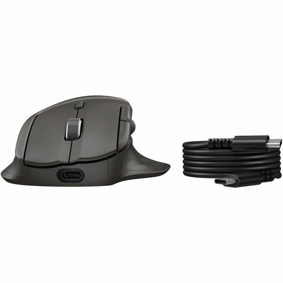 Alt View 1. HP - HP Ultra-Fast-Scroll Wireless Mouse 785M (B8YX4AA) - Multi Surface - Wireless - 32.81 ft - Bluetooth/Radio Frequency - Black.