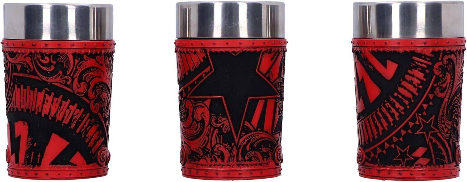 Alt View 1. PopMarket - AC/DC - AC/DC - Shot Glass Set - Logo (Set of 3)   - COLLECTIBLES - Multicolor.