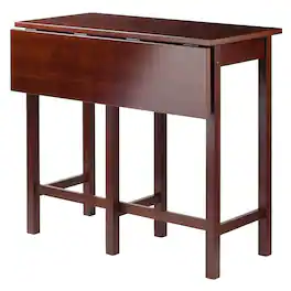 Winsome Wood - Lynnwood Drop Leaf High Table - Walnut