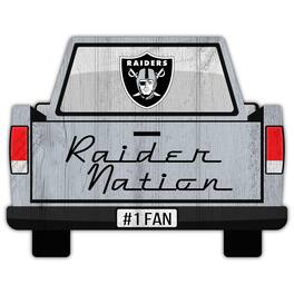 Fan Creations - Las Vegas Raiders 12'' x 12'' Truck Back D-cor - Multicolor