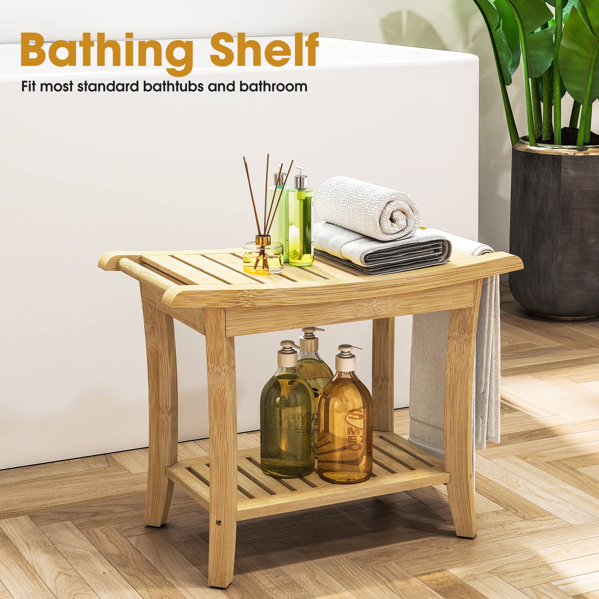Bathing Shelf  
Fit most standard bathtubs and bathroom